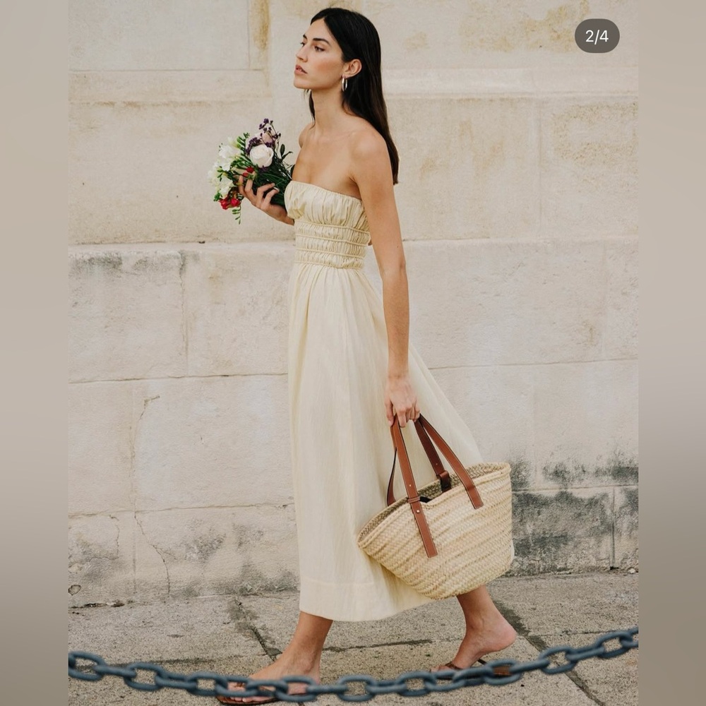Abby Dress in Buttermilk by Posse
